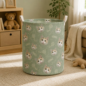 Custom Pet Face Storage Bag – Fishbone Toss Pattern - Personalized Storage Bag 4ff4c704-61fc-4d5c-97af-c4cdbb5348f4.jpg