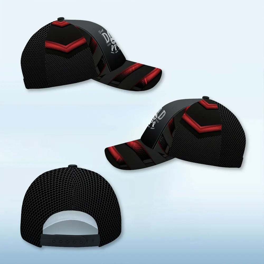 Best Dad Ever Fist Bump - Personalized Classic Cap - Gift For Father, Father's Day