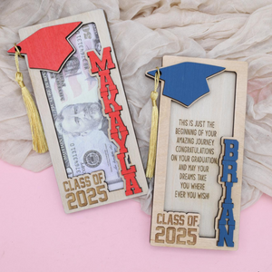 Graduation Gift, Grad Money Holder, 2025 Graduation, Graduation Keepsake, Senior Gift, Custom Grad Gift, High School Grad, College Grad Gift
