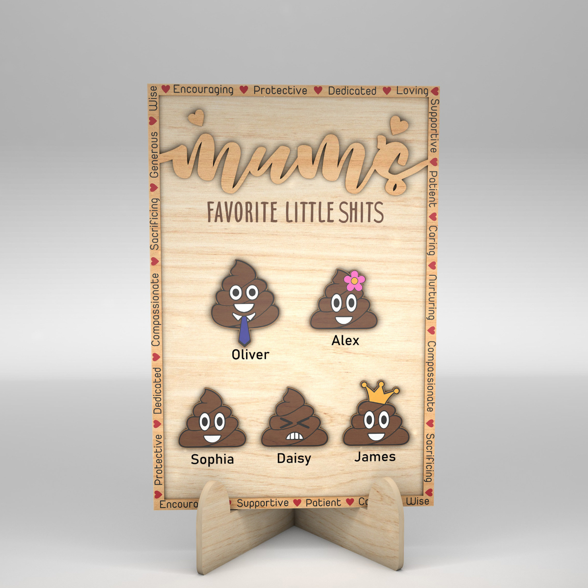 Mommy's Favorite Little Curds - Personalized Picture Frame - Mother's day, Birthday Gift For Mom, Mama, Nana