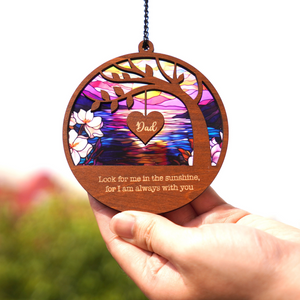 Loss Of Dad Sympathy Gift, Memorial Suncatcher, Father in Heaven, Memorial Gift, Loss Father Day, Dad Remembrance, Sympathy Keepsake