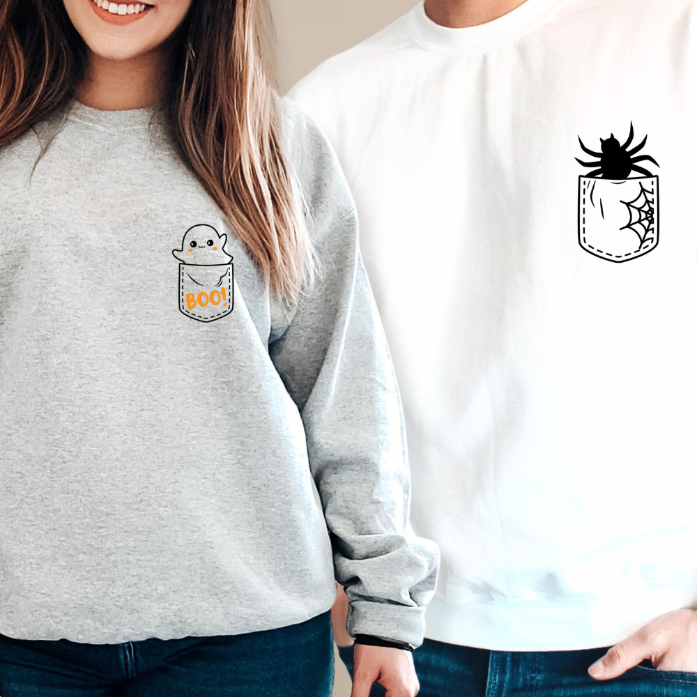 Personalized Halloween Sweatshirt, Custom Name Halloween Shirt, Halloween Gifts For Family, Friends, Bestie