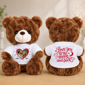 Love You To The Moon and Back - Personalized Teddy Bear