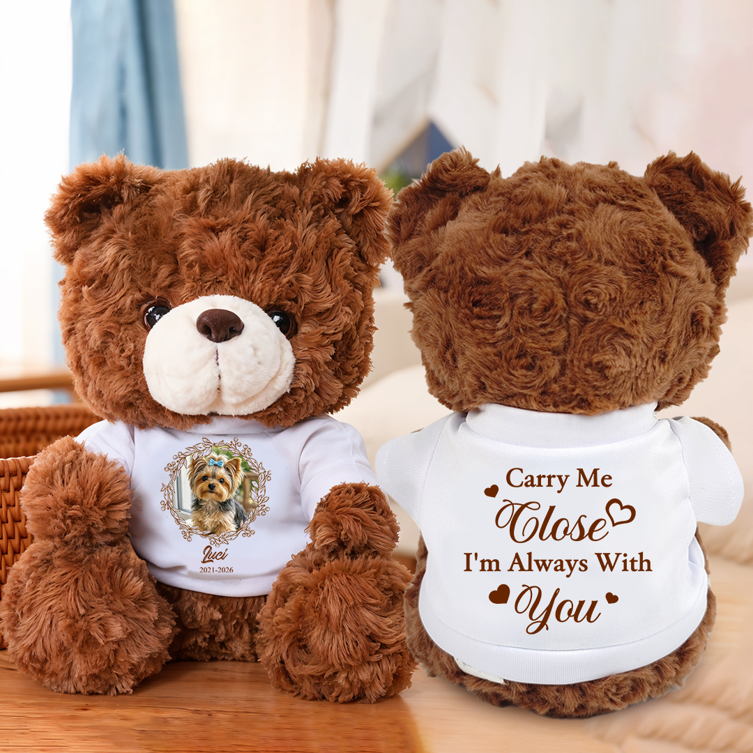 Beside You Memorial Pet Loss - Memorial Teddy Bear