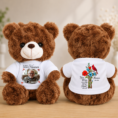 Memorial Cardinal Your Wings Were Ready Teddy Bear - Memorial Gift - Personalized Plush Bear 5-brown_ff954555-a1ca-42d8-b4cf-1dae4528af57.png?v=1782916811