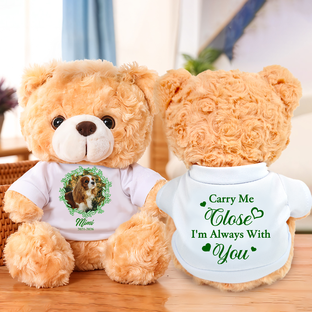 Beside You Memorial Pet Loss - Memorial Teddy Bear