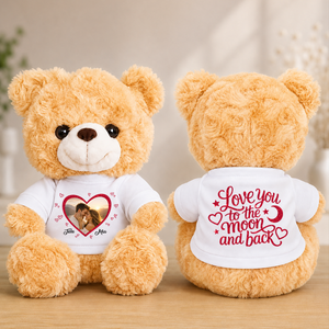 Love You To The Moon and Back - Personalized Teddy Bear