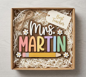 Personalized Teacher Wooden Door Sign, Custom Classroom Name Plaque, Pencil School Decor, Teacher Appreciation Gift 500d434a-0179-4da7-9cf2-f6f1796f76a5-SDFSWAWQ-1-.jpg
