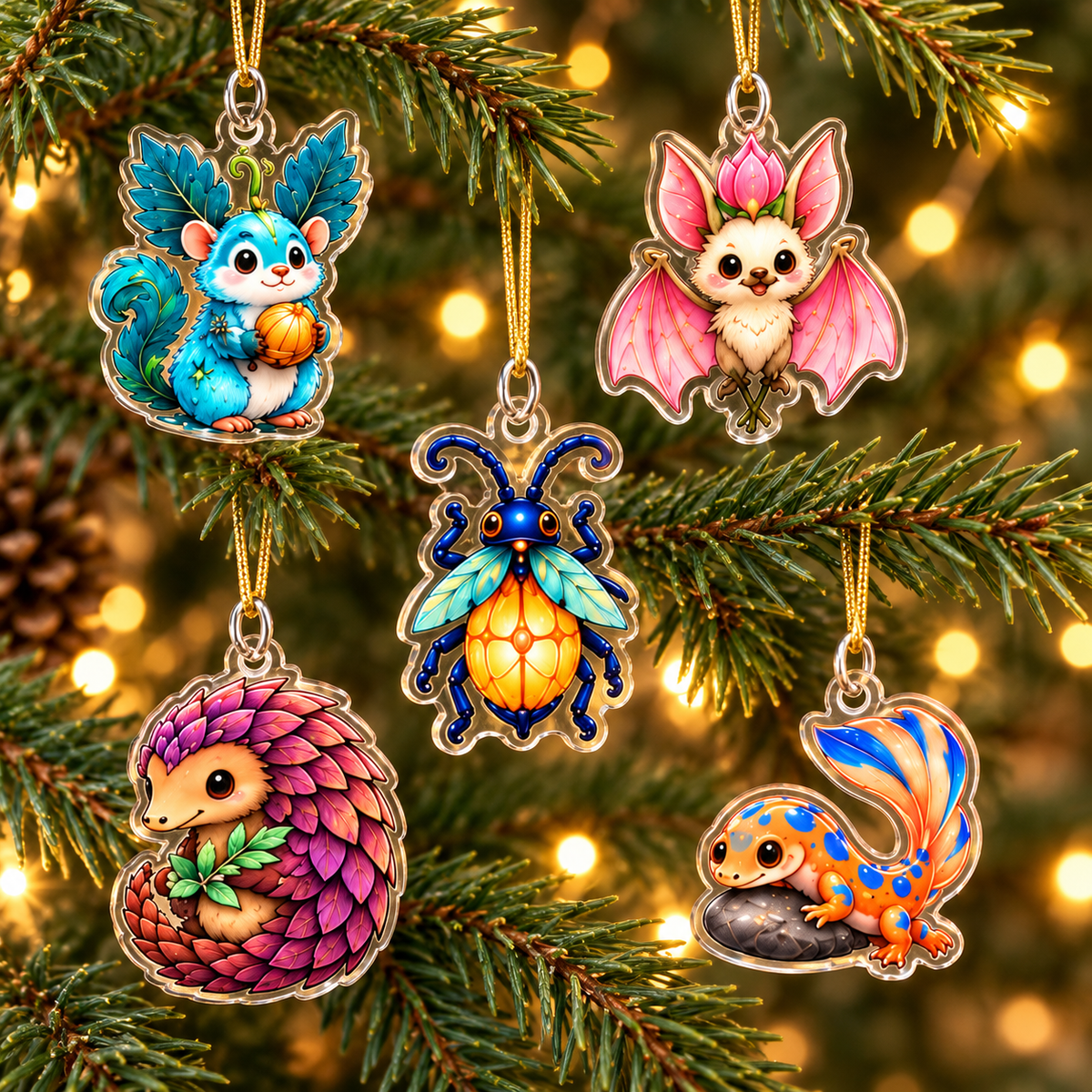 Enchanted Forest Advent Calendar – 24 Mini Acrylic Charms, Cute Fantasy Woodland Creature Ornaments, Christmas Countdown Gift Set 5018aef6-b8fe-414c-8009-219a8882bcd4-N-m-charm-acrylic-gi-a-th-ng-Noel-1.png