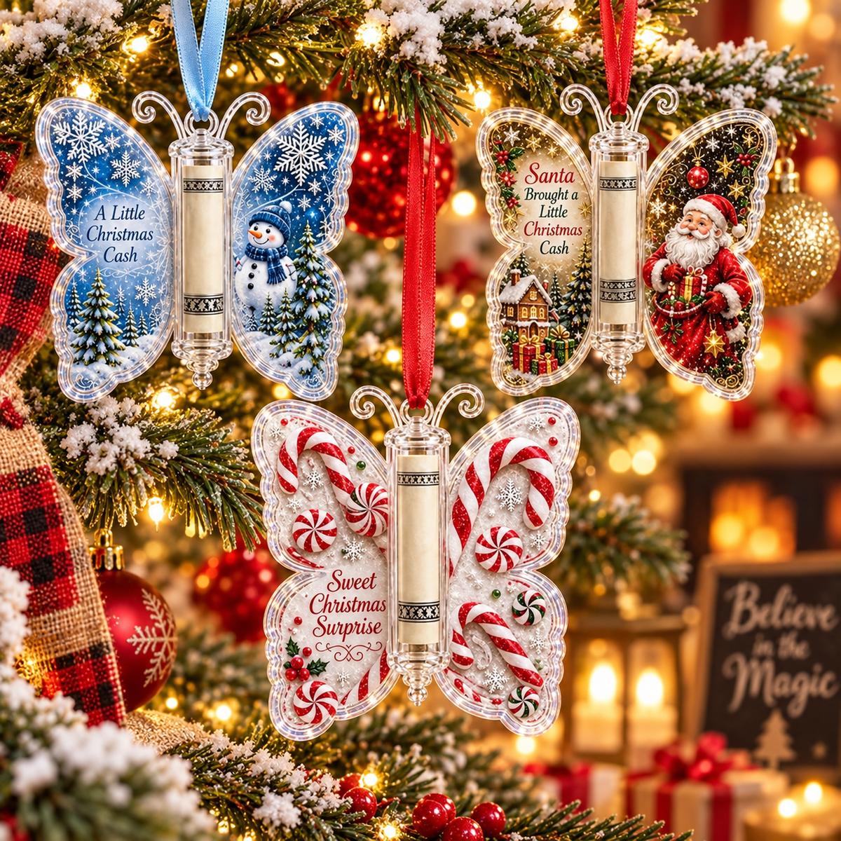 Butterfly Christmas Cash Gift Holder Ornament, Acrylic Money Holder, Funny Hanging Xmas Tree Decoration, Reusable Stocking Stuffer, Birthday 50266c88-9ce4-469e-b986-3fe322607daa-f071edf2-40a6-423e-85a1-3612b81a4084.png