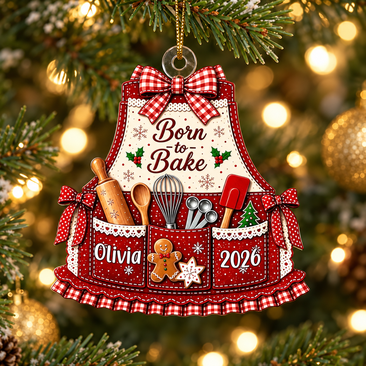 Personalized Baker Christmas Ornament, Custom Name Acrylic Ornament, Baking Lover Gift for Mom Grandma, Kitchen Christmas Decor 503afa8e-4db5-4aa7-983e-a8e15cdb1903-de604e75-4ce9-4b3d-937f-15d02d71ed52.png