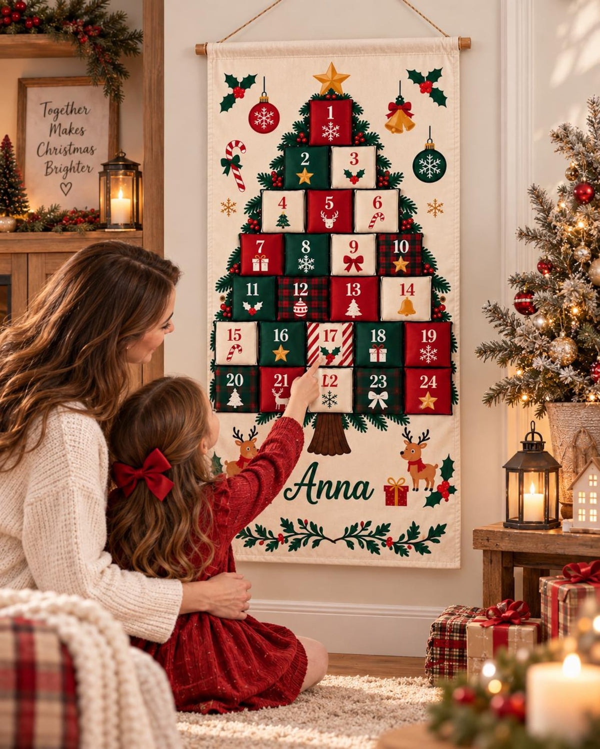Personalized Christmas Advent Calendar, 24 Pocket Christmas Countdown, Reusable Canvas Holiday Countdown Decor, Custom Name Tree Wall Hangin 504609fa-f017-43c5-b886-1c36cfd45480-il_1588xN.8566051882_2m1m.jpg