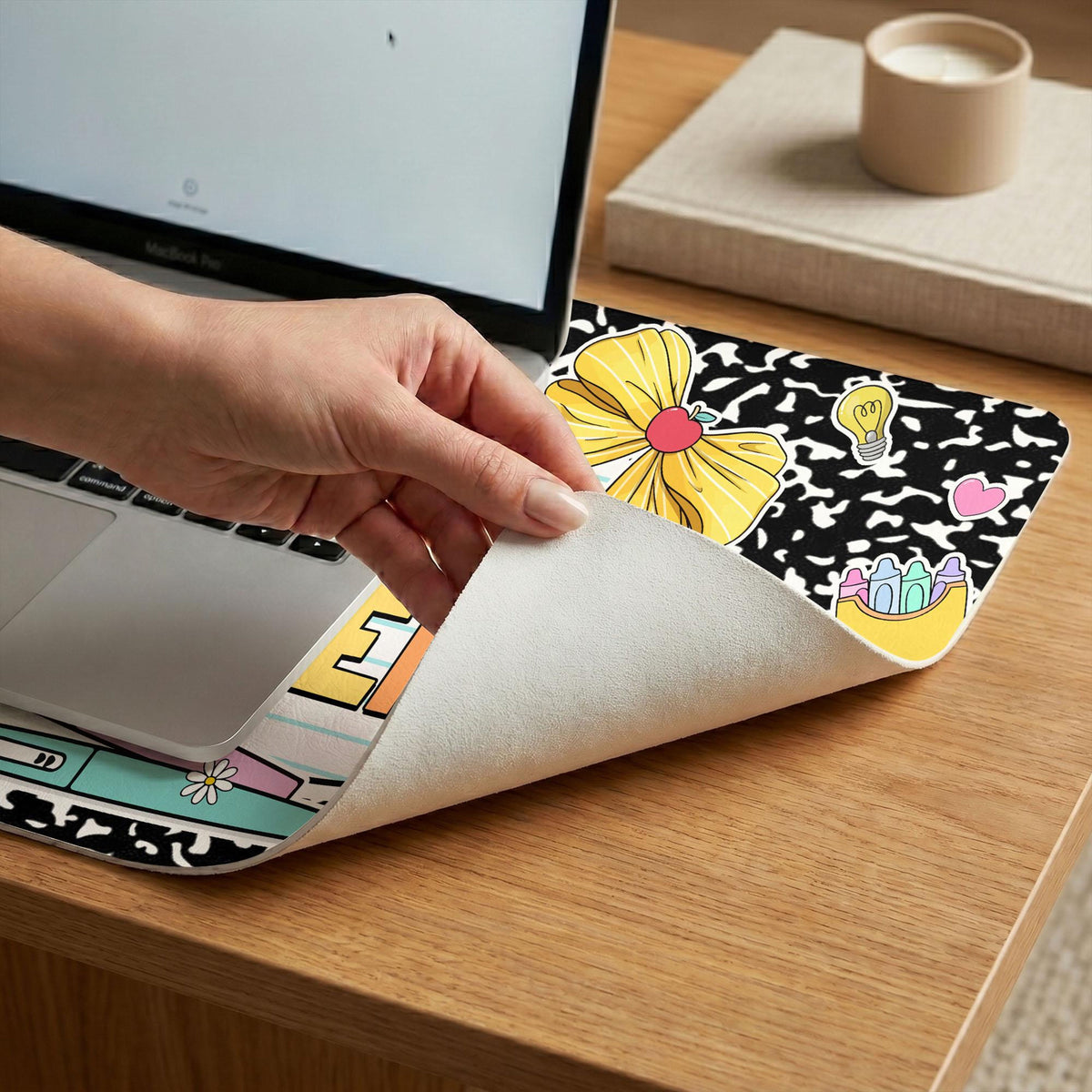 Personalized Teacher Desk Mat, Custom Teacher Composition Book With Name Mouse Pad, Teacher Gifts, Back To School,Teacher Appreciation Gift 504671b1-62eb-4b54-87c8-8d03702d4de3-12.jpg