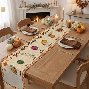 Grandkids Make Life More Grand Autumn Vibes - Personalized Table Runner 5061221e-8f8f-4a54-b585-308fd4a50757-2.jpg