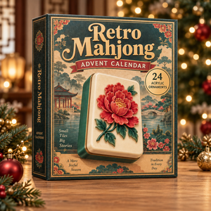 Retro Mahjong Advent Calendar 2026 - 24-Day Festive Countdown, Acrylic Charms Blind Box - Gift For Mahjong Lovers 50681cb5-a72d-4312-a1db-d0e19e501918-mahjong-box.png
