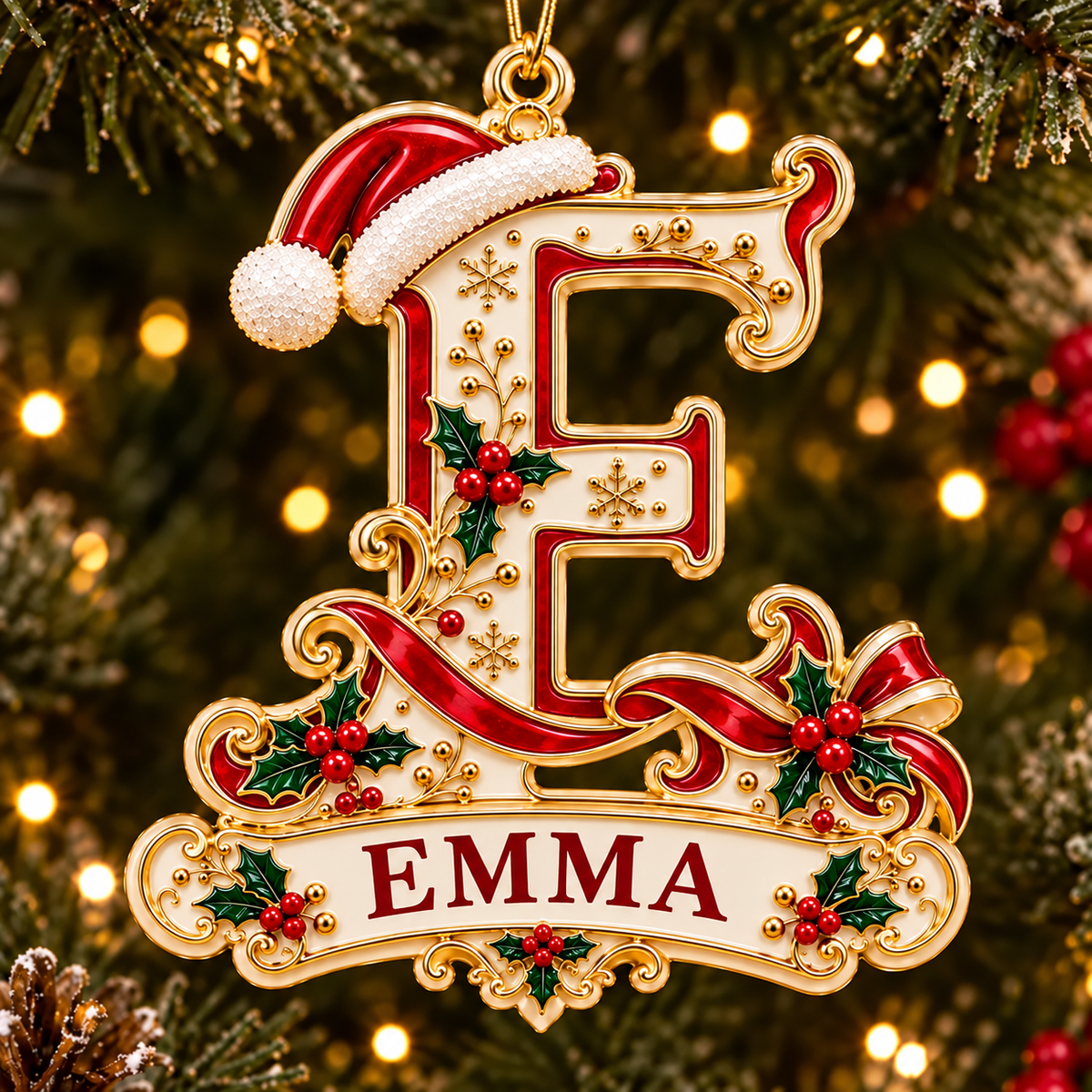 Personalized Christmas Ornament, Initial Letter Ornament, Monogram Name Christmas Tree Decor, Gift for Her, Stocking Stuffer 506cd11e-f45f-4e5b-b752-48f944164afb-drtgyi-1-.png