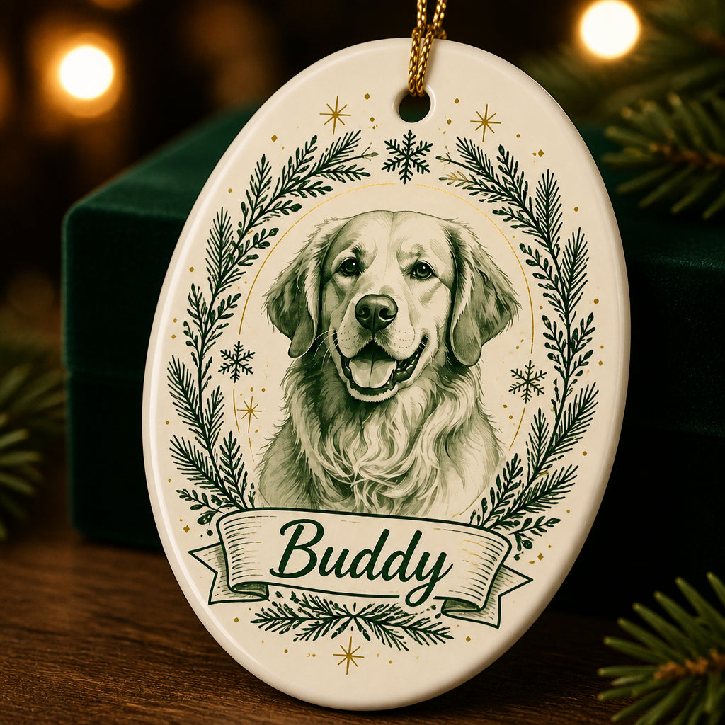 Custom Pet Portrait Ornament • Wreath Banner Edition - Personalized Ornament 507f20ed-44aa-4e0c-8511-5d4f822c12b8.jpg