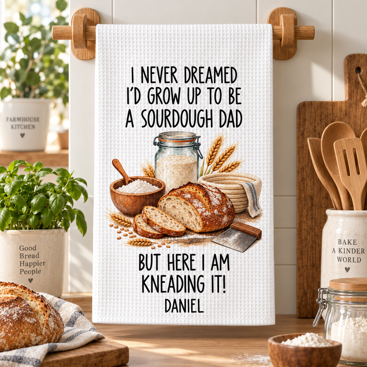 Personalized Sourdough Dad Kitchen Towel – Funny Bread Baking Gift for Dad, Custom Name Waffle Tea Towel 508ed515-5471-4449-9fdc-ae884c1b40ad-Image-Sep-25-2026-04_45_27-PM-1-.png