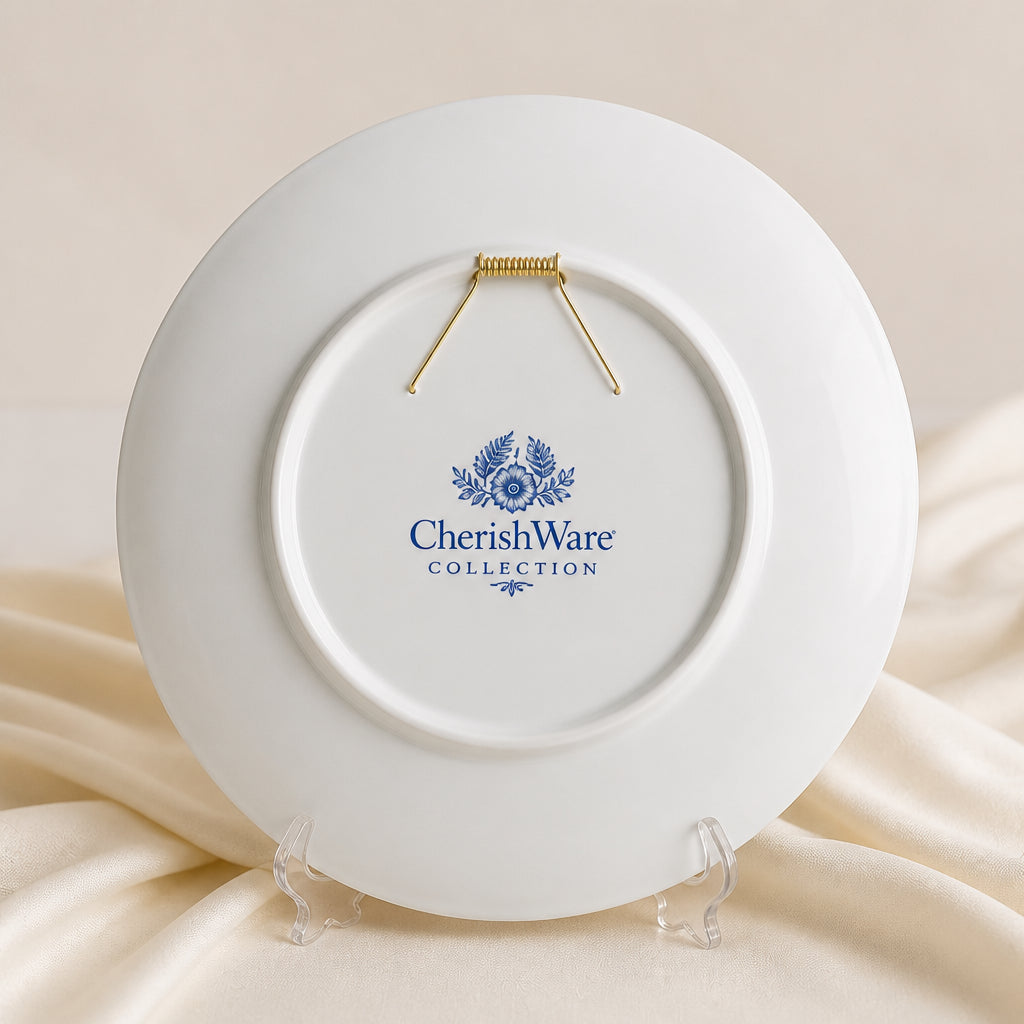 Custom Delft Blue Pet Portrait Plate - Personalized Personalized Ceramic Plate 50ae9a8c-1c1a-4d6d-a3c5-9737db4b08c8.jpg
