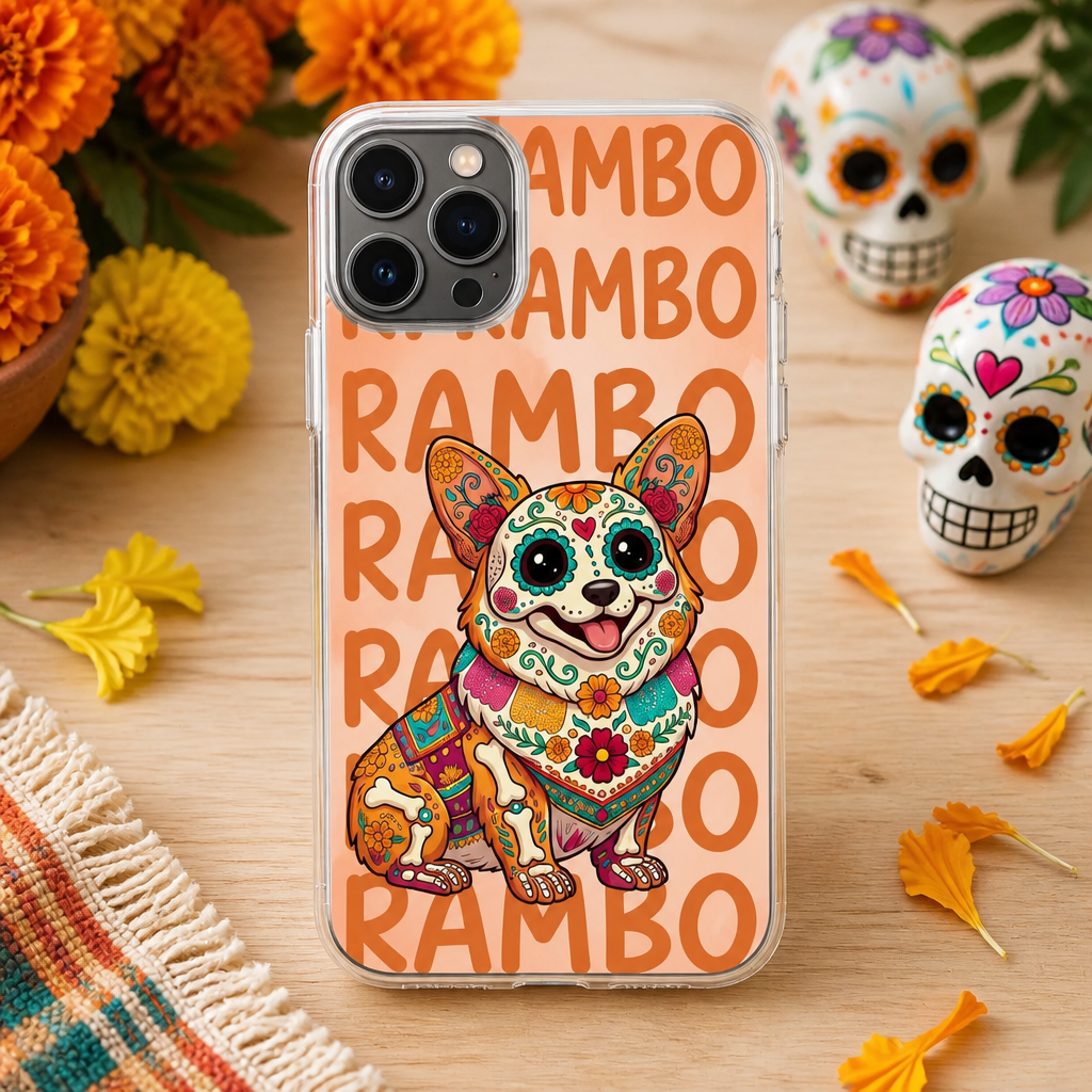 Custom Sugar Skull Pet Phone Case – Upload Photo - Personalized Phonecase 50b70957-4626-40a0-9e04-3c183bad53d1.png
