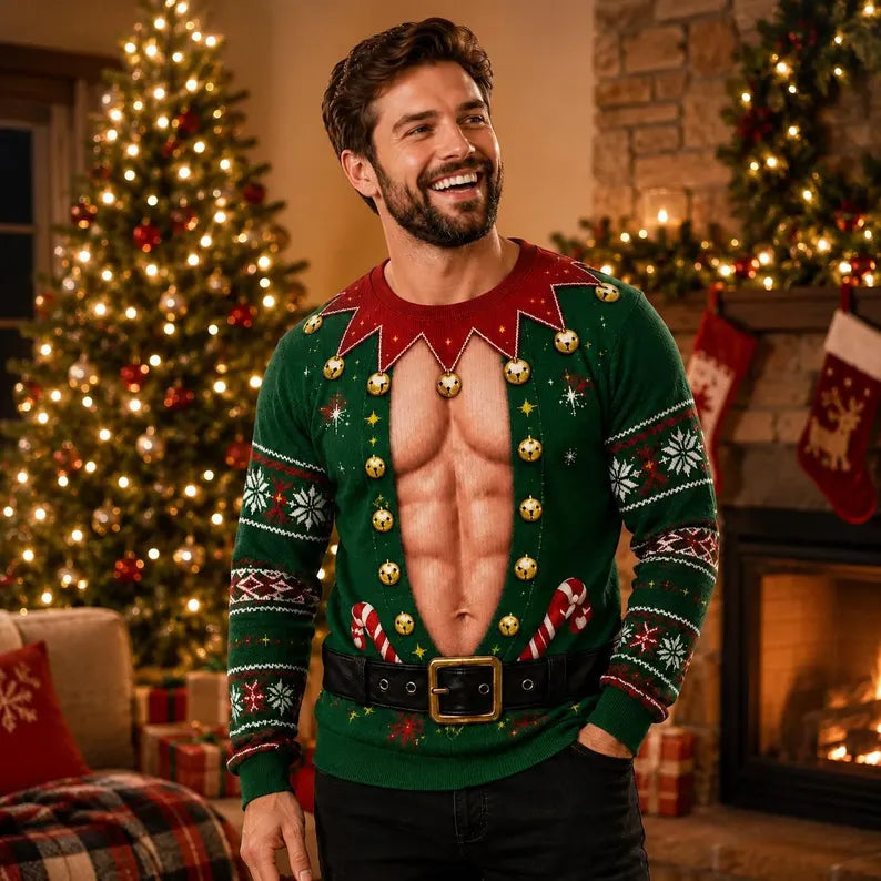 Funny Hairy Chest Ugly Christmas Sweater, Fake Abs Santa Sweatshirt, Novelty Holiday Party Pullover, Christmas Gag Gift For Men 50bbde21-0bee-4edf-adff-68e4435f1afc-dsf-2-.webp