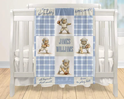 Personalized Football Baby Blanket, Teddy Bear Sports Nursery Decor, Soft Baby Boy Name Blanket, Custom Newborn Boy Gift, Football Nursery 50cfe1d2-7996-4cc2-9342-cbe6208ca85d-fhgrt-1-.webp