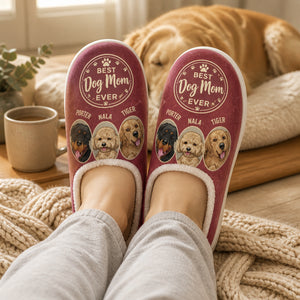 Best Dog Mom Ever – Custom Pet Photo Slippers - Personalized Fleece Slipper 50dff15a-3d5a-4e6d-a2e5-57cf1ac5d0e2.jpg