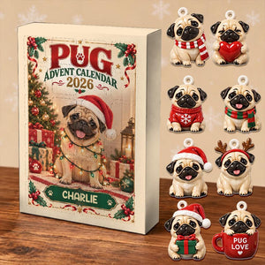 Personalized Pug Advent Calendar 2026, 24 Acrylic Charms, Custom Dog Name, Pug Lover Keepsake Collection 50e7d562-1bea-4ce5-b976-b682d3ada613-il_1588xN.8567749859_1dig.jpg