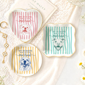 Custom Stripe Pet Wedding Ring Dish: Personalized Dog and Cat Portrait From Photo, My Humans are Getting Married, Engagement Gifts 50eba91c-a13c-4ecf-a0df-829944412d39-6.jpg