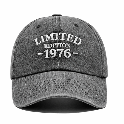 50th Birthday Gifts for Him Her, Happy 50th Birthday Decorations - Embroidered Baseball Cap Adjustable Custom Birthyear 1946 1956 1966 1976 Birthday Cap For Beloved Ones