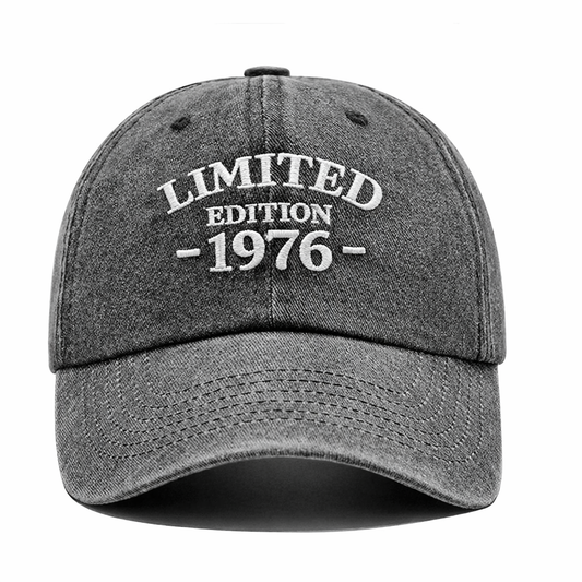 50th Birthday Gifts for Him Her, Happy 50th Birthday Decorations - Embroidered Baseball Cap Adjustable Custom Birthyear 1946 1956 1966 1976 Birthday Cap For Beloved Ones