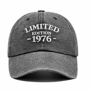 50th Birthday Gifts for Him Her, Happy 50th Birthday Decorations - Embroidered Baseball Cap Adjustable Custom Birthyear 1946 1956 1966 1976 Birthday Cap For Beloved Ones