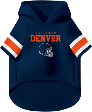 Denver Dog Hoodie T-Shirt Pet Clothes Jersey Custom Name and Number Gifts