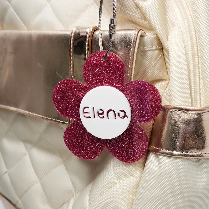 Personalized Daisy Acrylic Name Tag: Custom Backpack Keychain 511e83e6-24ff-4fbf-9bd0-9063faa5fad7-il_794xN.5982429054_mloj-1-.webp