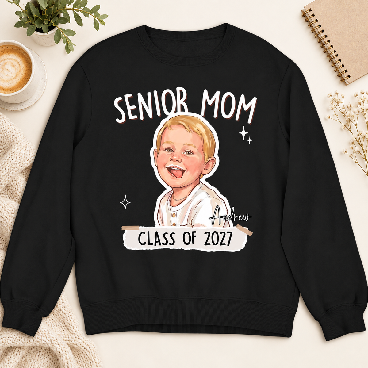 Personalized Senior Dad Shirt, Custom Graduate Photo T-Shirt with Name & Class of 2027, Proud Dad Graduation Gift, Senior Year Family Tee 513db71e-50ea-4c97-8feb-afe83ecfe9da-4.png