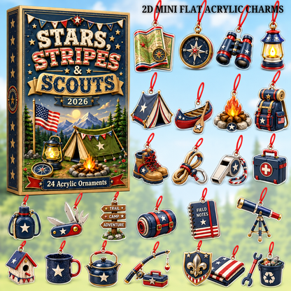Stars Stripes & Scouts Advent Calendar 2026 - 24-Day Festive Countdown, Acrylic Charms Blind Box - Gift For Scouts, Family & Friends 514883d9-05ac-4667-a5ce-f4dfb48032f2-star-text.png