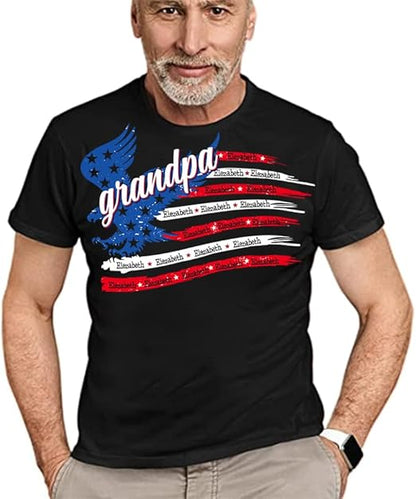 Pesonalized Papa Shirt, Dad Shirt, Shirt for Dad Papa, Father Day Shirt for Dad Papa, Papa Gift