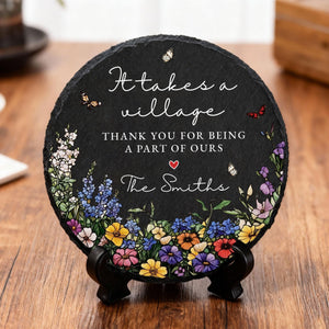 Personalized Garden Stone Thank You Gift, CustomTeacher Appreciation Gift for Caregiver, It Takes a Village Neighbor Gift, Nanny Gifts 516cd8a1-50c6-46bd-b285-d72edd1a1351-5.jpg