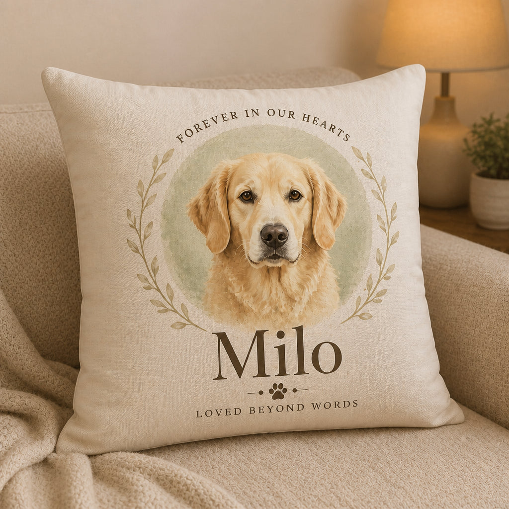 Pet Memorial Portrait Pillow — Forever In Our Hearts - Personalized Pillow 5171c63f-2854-48d2-95f3-9cfaf115e015.jpg
