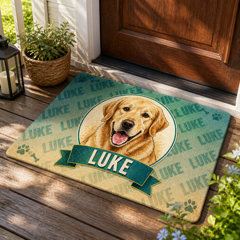 Custom Pet Portrait Doormat – Watercolor Face + Name Pattern - Personalized Doormat 5188f17d-4090-4103-9775-0378c5a0dddb.jpg