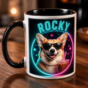 Neon Pet Happy Hour Custom Photo Mug - Personalized Mug 518d54b5-2479-4747-b673-4fe55e45db56.jpg