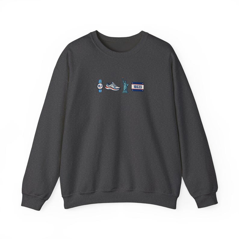 Personalized NYC Running Sweatshirt, Custom Race Bib 26.2 Runner Shirt, New York Finisher Gift, Running Crewneck, Marathon Gift Ideas 51908d91-c6ae-4e6d-8faf-43172d4dc50e-97.jpg