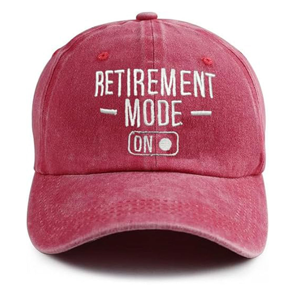 Funny Retired Hat for Men Women Retirement Gifts Adjustable Embroidered Baseball Cap Hats