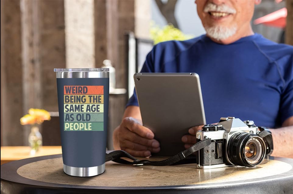 60th Birthday Gifts For Men Women - 1965 60th Birthday Decorations For Him Her - Turning 60 Year Old Gifts For Man, Woman, Mom, Dad, Wife, Husband - 20 Oz Tumbler