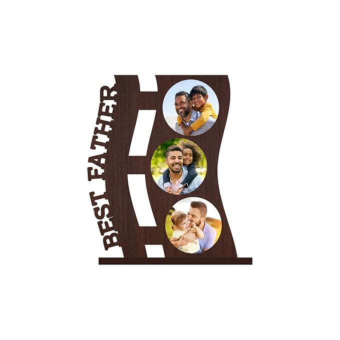 Best Father Personalized Photo Frame, Birthday Fathers Day Sorry, Gift For Papa Dad