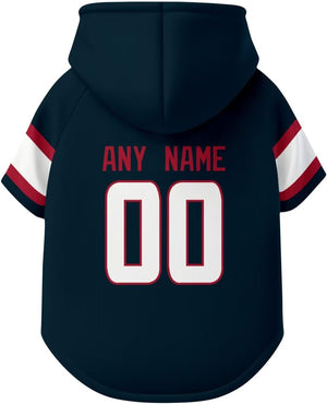 Houston Dog Hoodie T-Shirt Pet Clothes Jersey Custom Name and Number Gifts