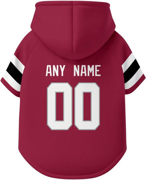 Arizona Dog Hoodie T-Shirt Pet Clothes Jersey Custom Name and Number Gifts