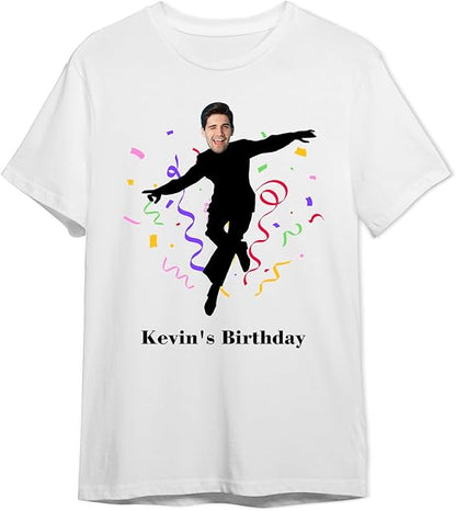 Custom Face Stick Figures Birthday Shirt, Birthday Photo Shirt, Custom Photo Shirt, Birthday Party Group Shirt, Funny Birthday Shirt