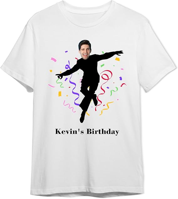 Custom Face Stick Figures Birthday Shirt, Birthday Photo Shirt, Custom Photo Shirt, Birthday Party Group Shirt, Funny Birthday Shirt