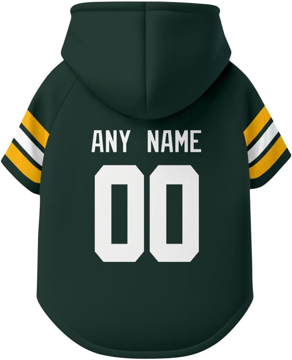 Green Bay Dog Hoodie T-Shirt Pet Clothes Jersey Custom Name and Number Gifts